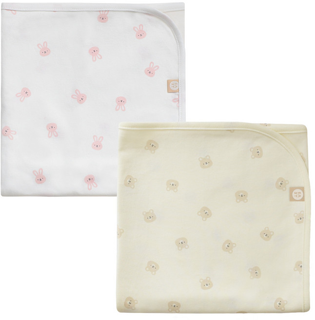 베이비앤아이 유아용 사계절 속싸개 2종 세트