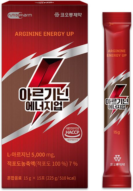 코오롱제약 뉴트라팜 아르기닌 에너지업, 225g, 1개