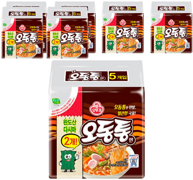 오뚜기 오동통면 120g, 35개