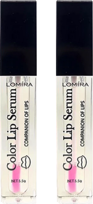 LOMIRA 唇部亮澤精華液 5.5g, 亮澤, 2個