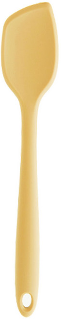 퍼기 유아용 이유식 실리콘 스파츌라, 소, 1개, 버터옐로우
