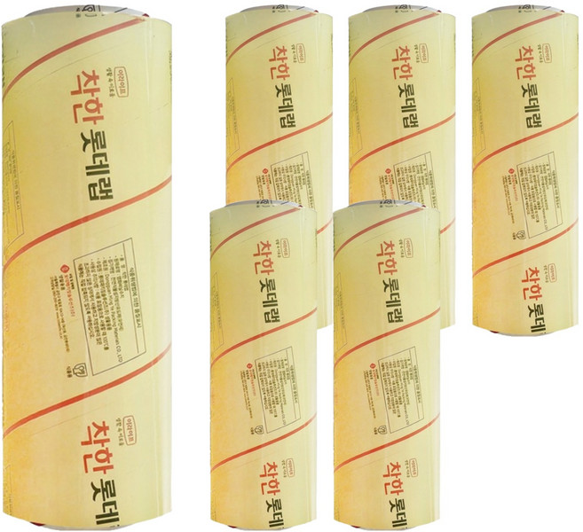 LOTTE 樂天 e.Life 營業用捲筒式保鮮膜, 6個