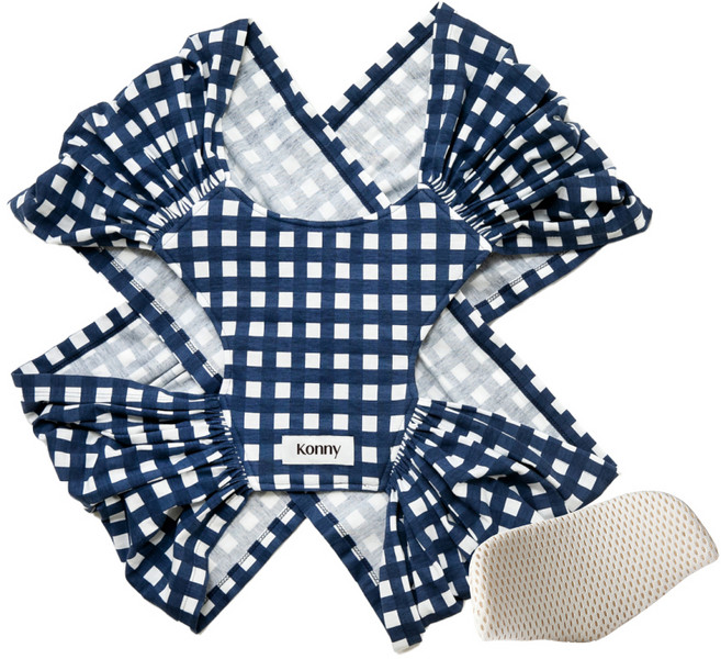 코니아기띠 오리지널 Elastech + 헤드서포트, 네이비 깅엄