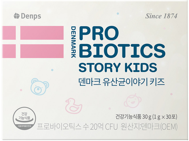 덴프스 덴마크 유산균이야기 키즈 30p, 30g, 1개