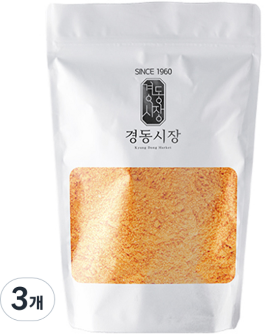 경동시장 매운라면 스프분말, 500g, 3개