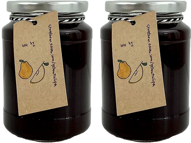 노랑튤립 배청, 500ml, 1개입, 2개