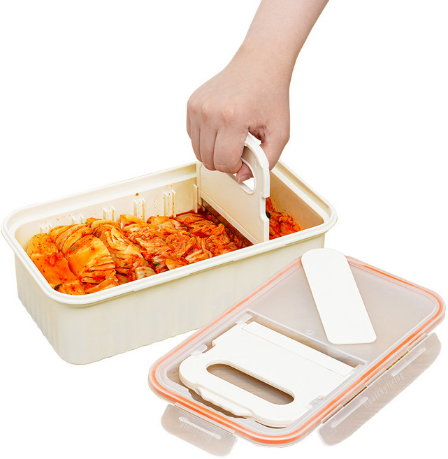 인블룸 반포기 김치자르미 김치통 + 커터칼 세트, 3L, 1개