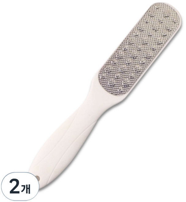 에르보 양면 발 각질 제거기, 1개입, 2개, 5g