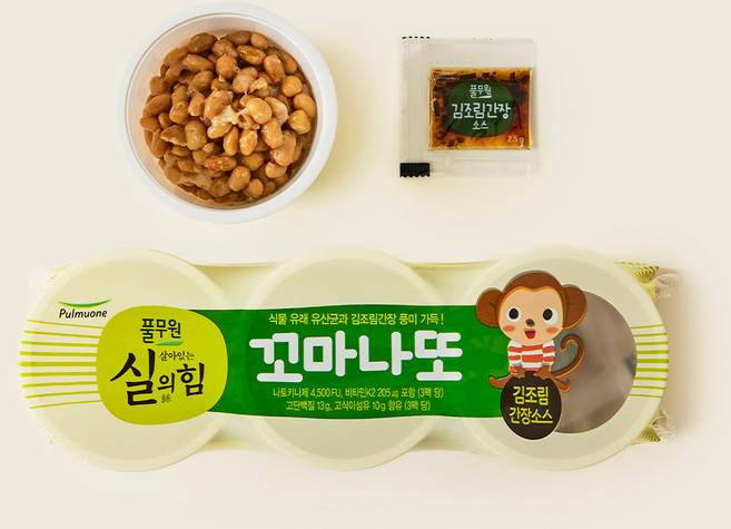 풀무원 살아있는 실의힘 꼬마나또 김조림 간장소스, 29.9g, 3개입, 1개