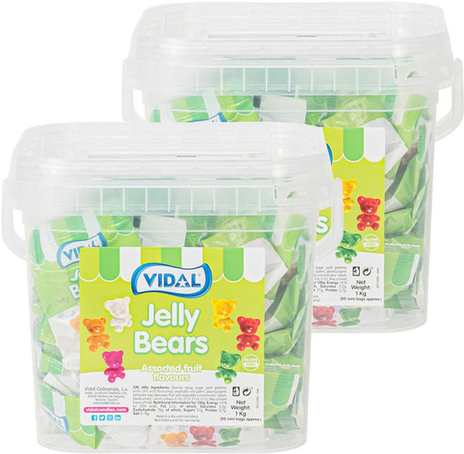 비달 곰 젤리 50개입, 1kg, 2박스