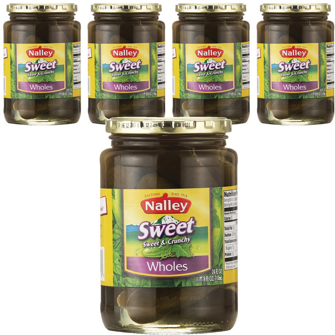 낼리 스위트 스위트&크런치 홀스 피클, 5개, 680g