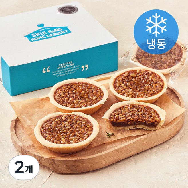 신성베이커리 행복한호두파이 8개입 (냉동), 680g, 2개