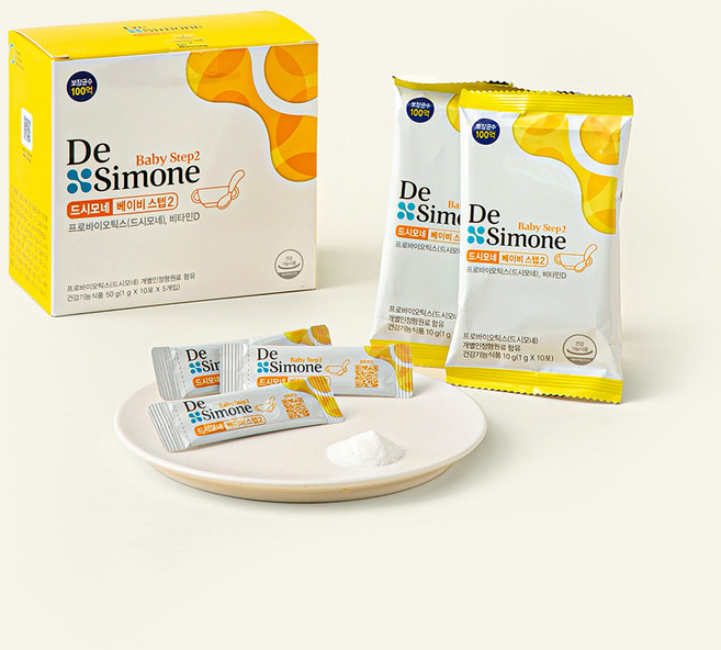 드시모네 프로바이오틱스 베이비 스텝2 100억 생유산균 50개입, 50g, 1개