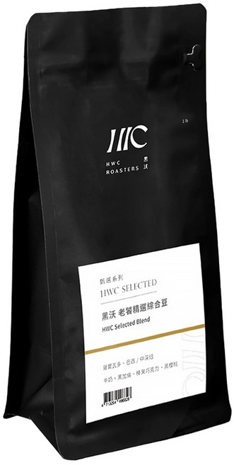 HWC 黑沃咖啡 老饕精選綜合豆 甄選系列 阿拉比卡 CQI國際杯測評審監製 ISO22000/HACCP國際認證工廠, 咖啡豆(無研磨), 454g, 1包