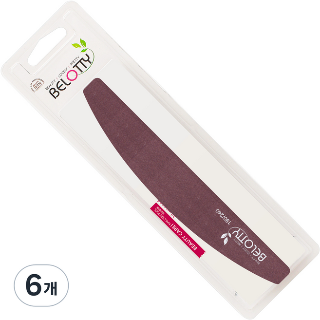 벨로티 전문가용 샌딩파일 B타입, 혼합색상, 6개