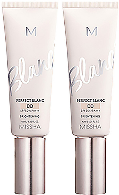 미샤 M 퍼펙트 블랑 비비크림 SPF50+ PA+++, 23호 샌드, 40ml, 2개