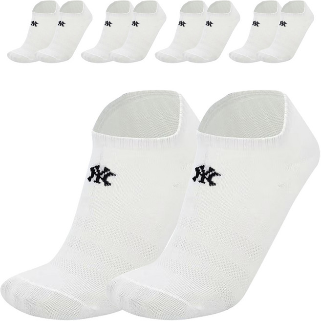 MLB 美國職業棒球大聯盟 男款基本款隱形襪 5雙組
