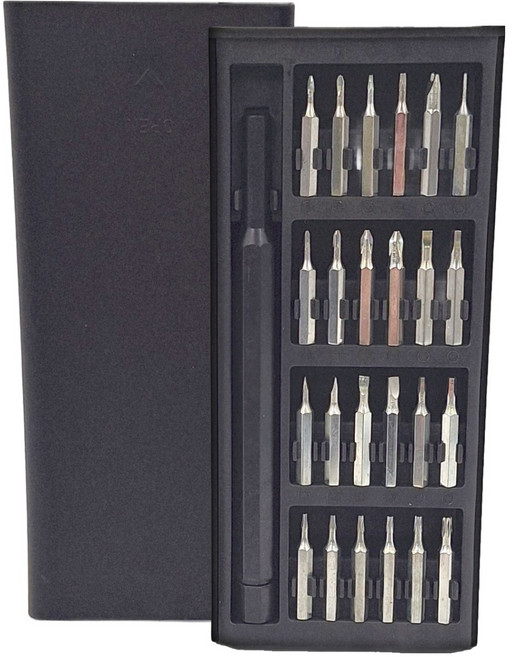 S2 螺絲起子工具組 黑色 4盒, 1組