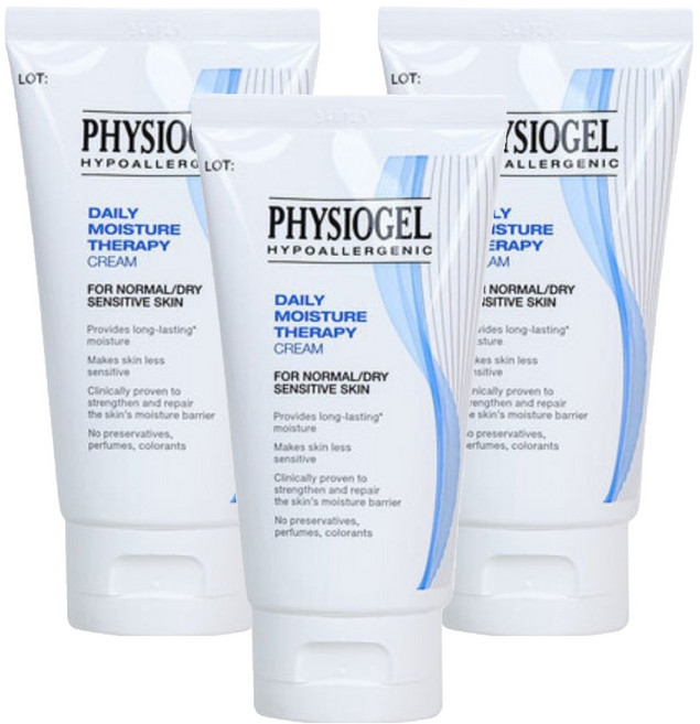 PHYSIOGEL 潔美淨 層脂質保濕乳霜, 3條, 75ml