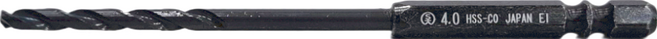ONISHI 六角白鐵鑽尾 NO.26 4mm, 1個