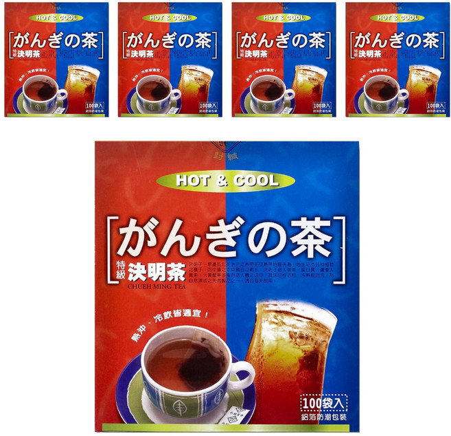 永發茗茶 特級決明茶, 4.5g, 100包, 5盒