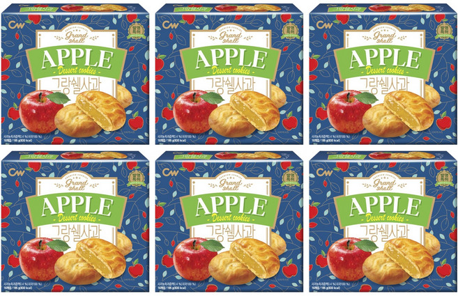그랑쉘사과 10p, 195g, 6개
