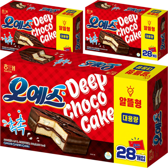 해태제과 오예스 28p, 840g, 3개