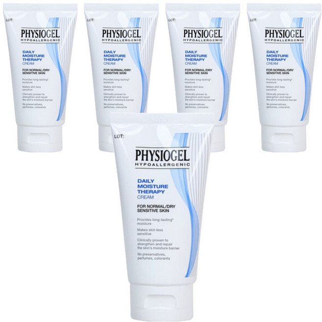 PHYSIOGEL 潔美淨 層脂質保濕乳霜, 5條, 75ml
