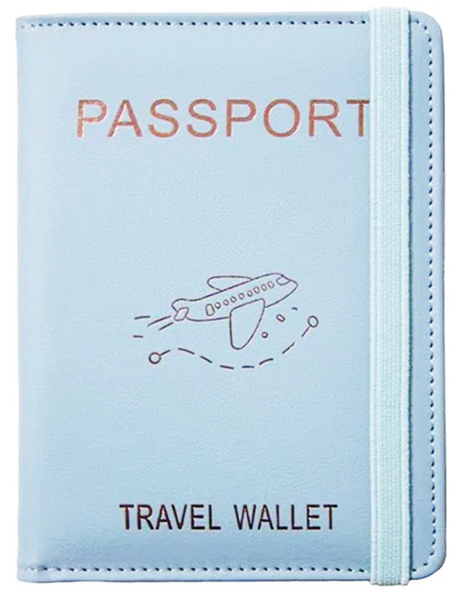 多卡位 RFID 防盜刷皮革護照夾 旅行錢包