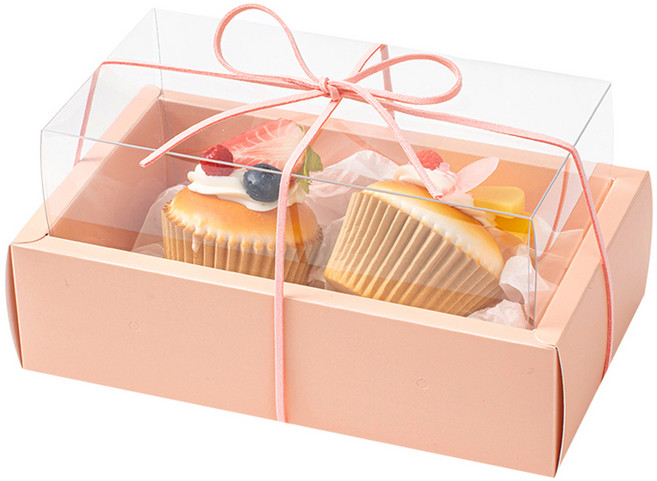 뮤니드 그레이스 쇼케이스 리본 선물상자, 핑크 + 샤무드 핑크 리본, 1개