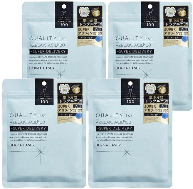 QUALITY 1ST Derma Laser 超級面膜 杜鵑花酸, 7片, 4包