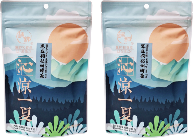 麗紳和春堂 黑豆枸杞明眸茶, 10g, 10入, 2包
