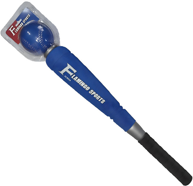 프랭클린 플라밍고 스포츠 폼배트 + 볼 세트, 블루, 1세트