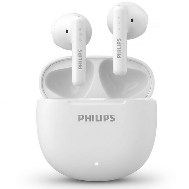 필립스 ENC 노이즈캔슬링 무선 블루투스 이어폰 TAT1139 화이트 26시간 방수가능