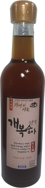 뫼달해 개복숭아원액375ml, 1개, 375ml