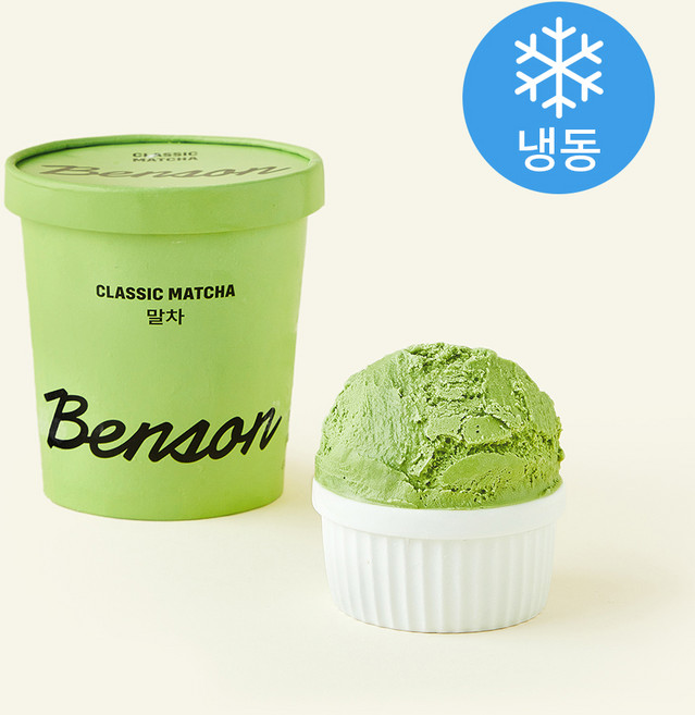 벤슨아이스크림 말차 아이스크림 (냉동), 474ml, 1개입, 1개