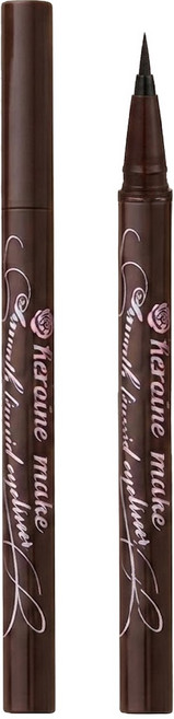 KISSME 奇士美 heroine make 花漾美姬 零阻力眼線液筆 0.4ml, 1支, 02 經典復古棕