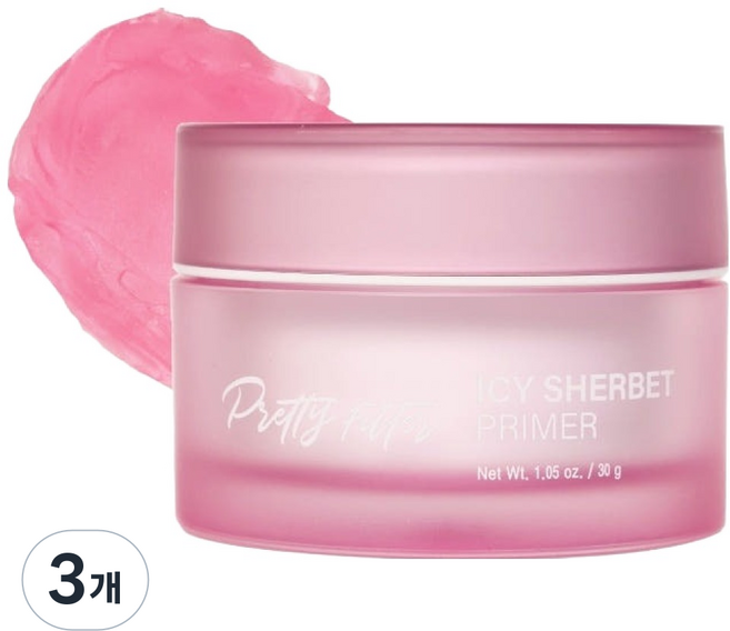 터치인솔 프리티필터 아이시 셔벗 프라이머 30g, 혼합색상, 3개