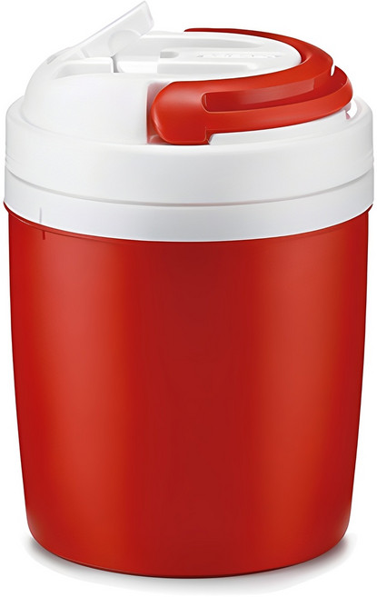 로이첸 미니비 보냉보온통, 레드, 3.3L, 1개