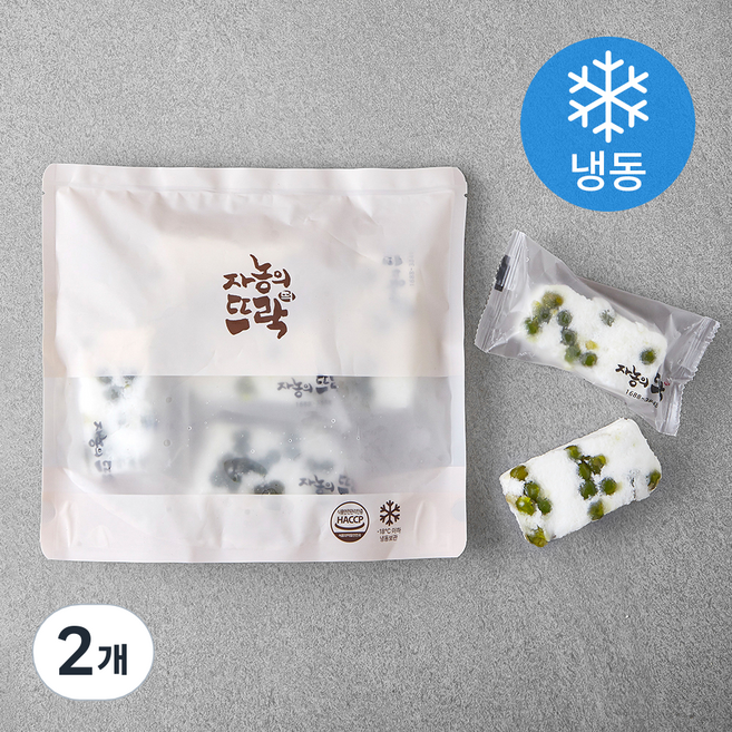 자농의뜨락 완두백설기 (냉동), 50g, 5개입, 2개