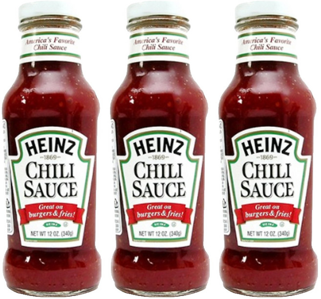 하인즈 칠리맛 소스, 340g, 3개