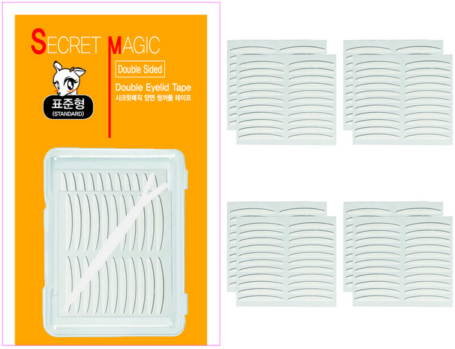 다크니스 시크릿 고급 양면 쌍꺼풀테이프 표준형 220p, 220개