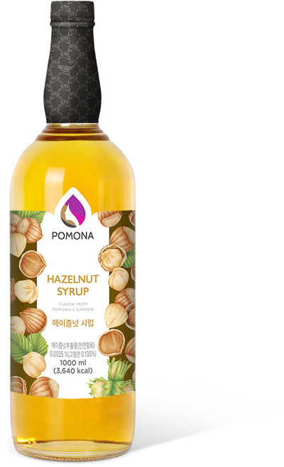 포모나 헤이즐넛 시럽, 1L, 1개