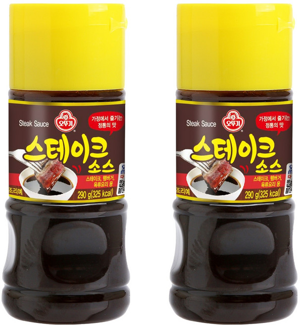 오뚜기 스테이크 소스, 290g, 2개