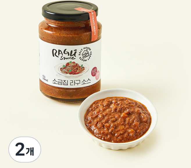 소금집 라구소스, 430g, 2개