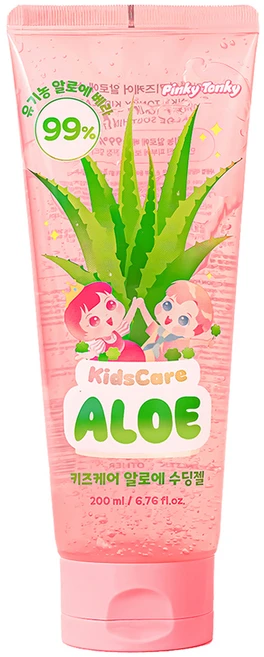 핑키통키 유아용 키즈케어 유기농 알로에 99% 수딩젤, 1개, 200ml - 쿠팡