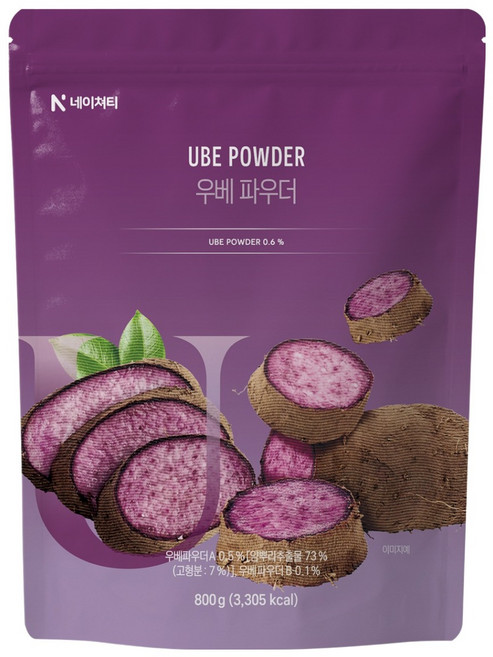 네이쳐티 우베 파우더, 800g, 1개입, 1개