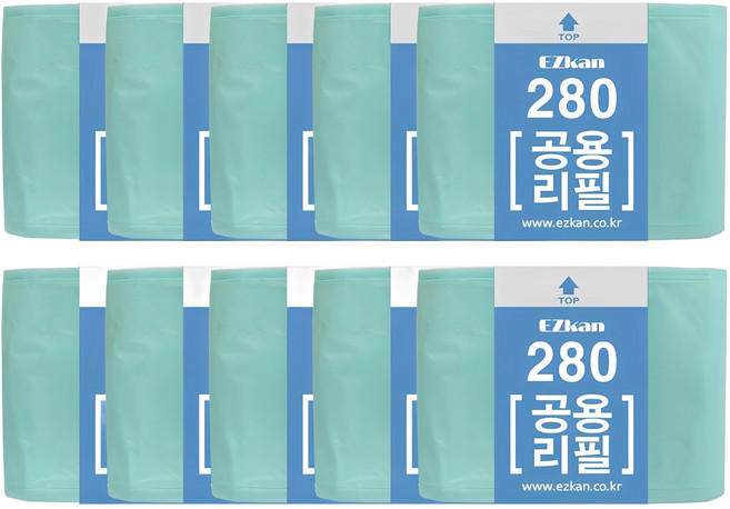 이지캔 매직 공용 리필 280 쓰레기봉투, 27L, 10개