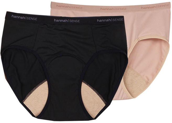 한나센스 미디데일리 생리팬티 2종 세트, 1개