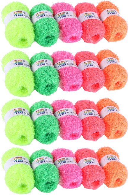 마마니트 복수세미실 5종 세트, 형광, 4세트